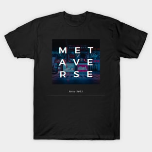 metaverse tshirt, mugs, stickers,wall art, mask,cases T-Shirt